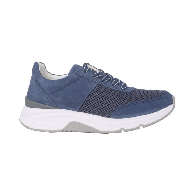 Gabor rollingsoft sensitive 66.897.16 - dames rollende wandelsneaker - Blauw - maat 35.5 (EU) 3 (UK)
