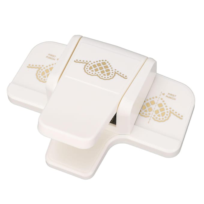 Craft Ponsen Succes Tool Schattig Multifunctioneel Draagbaar Papier Randen Pons Tool voor Scrapbook white