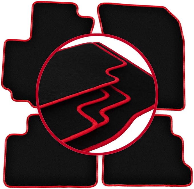 CARLUX-RED automatten voor: Suzuki Swift V 5D hatchback (2010-2016)