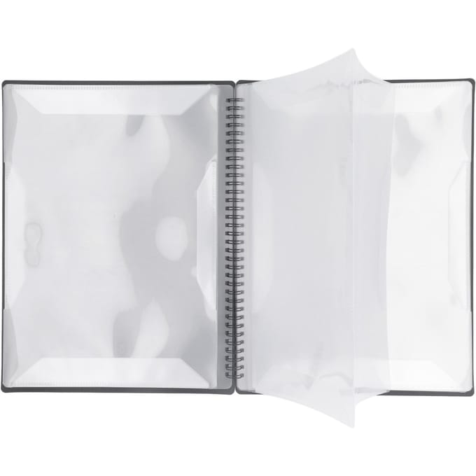 Muziekmap A4 Formaat 40 Pagina's 4 Bladen Uitbreidbaar Afneembaar Muziekbestand Opslagmap Organizer voor Koor white
