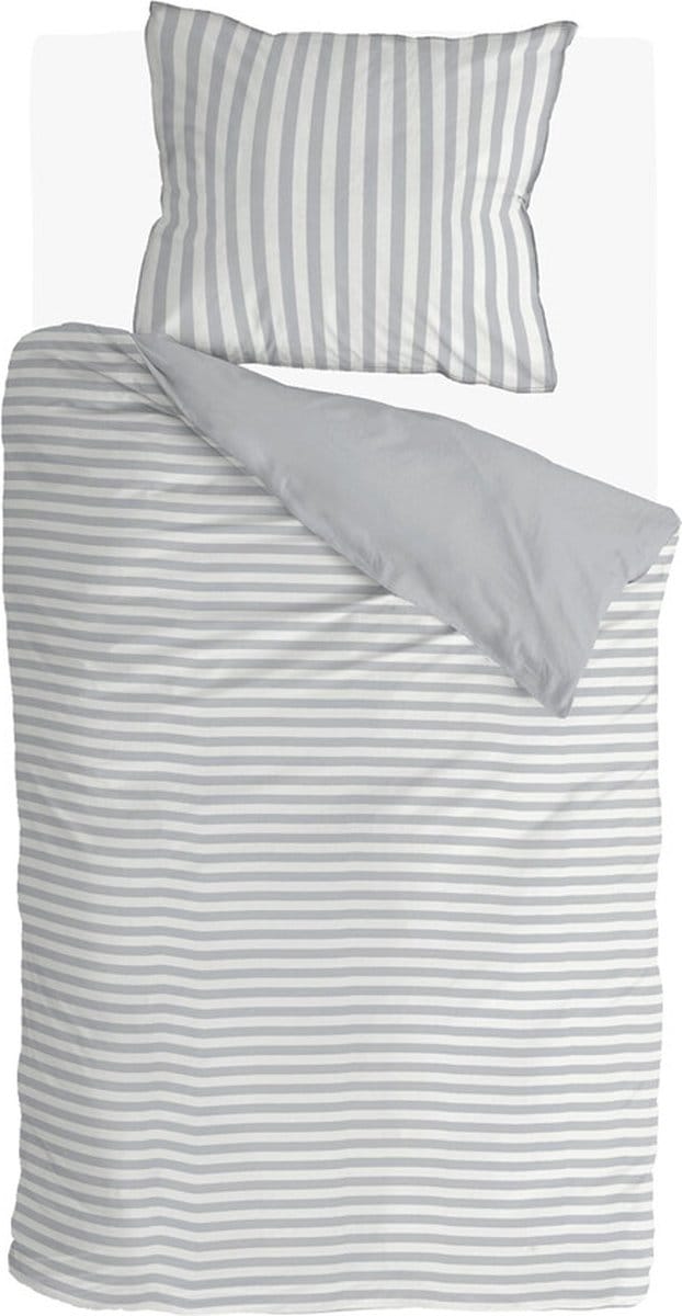 Walra Dekbedovertrek Soft & Cozy - 140x220 - 100% Katoen (BCI) - Grijs