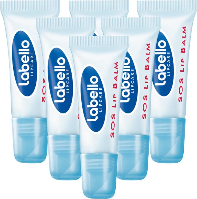 Labello Lipcare SOS Lip Balm 10ml x 6