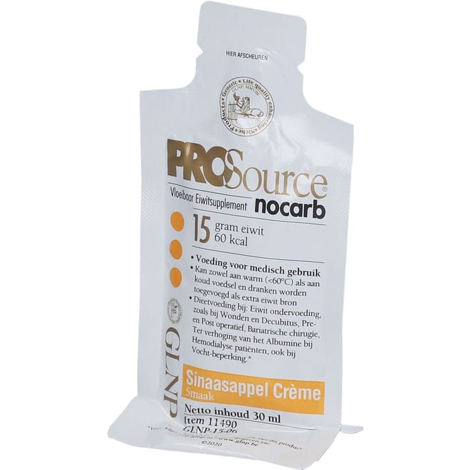 Prosource Nocarb Sinaasap.cr15g Eiwit Zakje 30ml