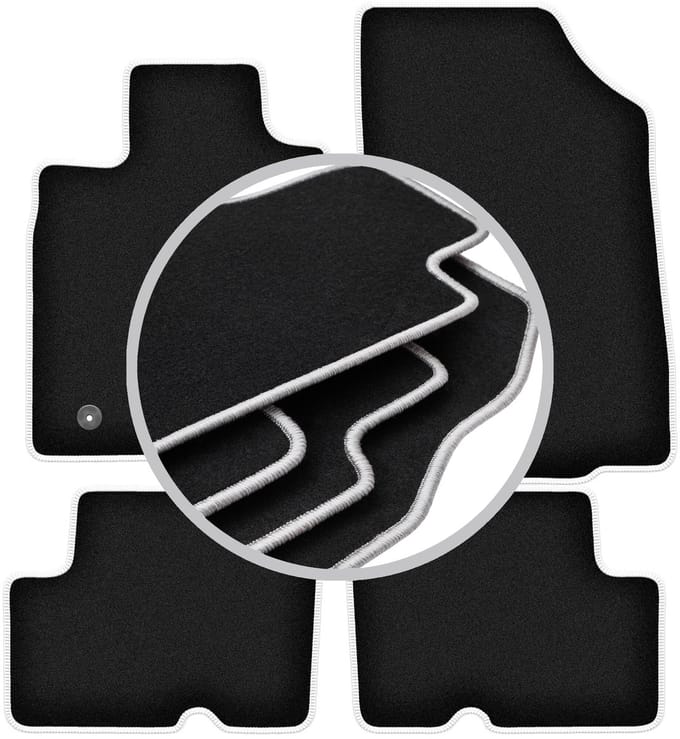 CARLUX-SILVER automatten voor: Dacia Sandero II hatchback, Stepway (2013-2019)