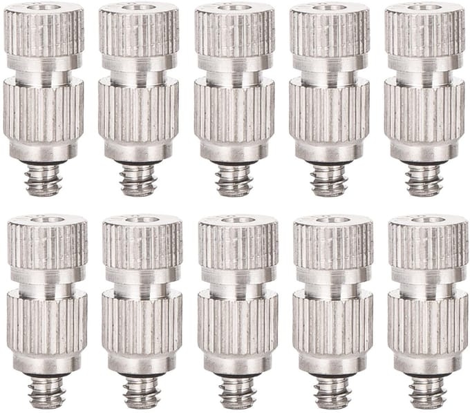 Dailygoods- Nevelsproeiers 10x - Messing Verstuivingsmondstuk