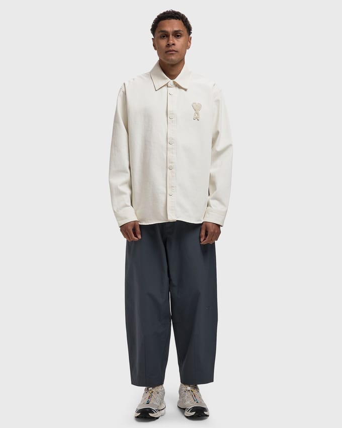 OVERSHIRT WITH KNITTED AMI DE COEUR