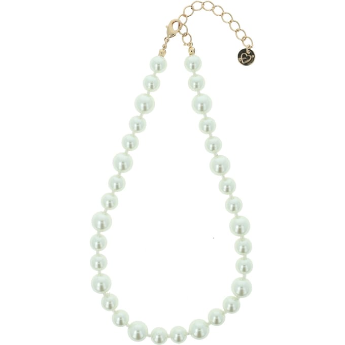 OTAZU Classic Pearl Necklace - Small Cream Größe: OS | Halsketten Outlet | Damen | Weiß
