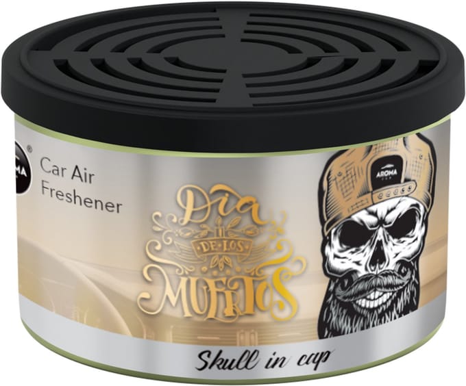 Dia de los muertos - Skull in Cap Can -Carairfreshner