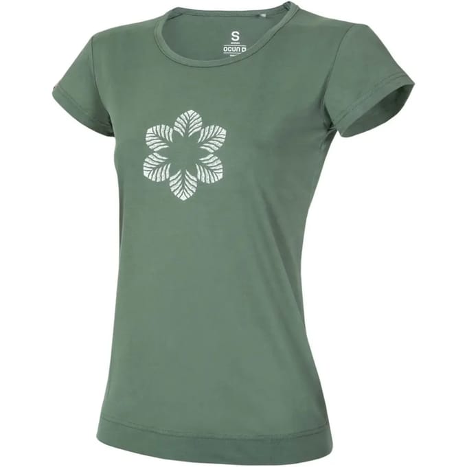 Dames-T-shirt Ocun Classic T Organic Flower