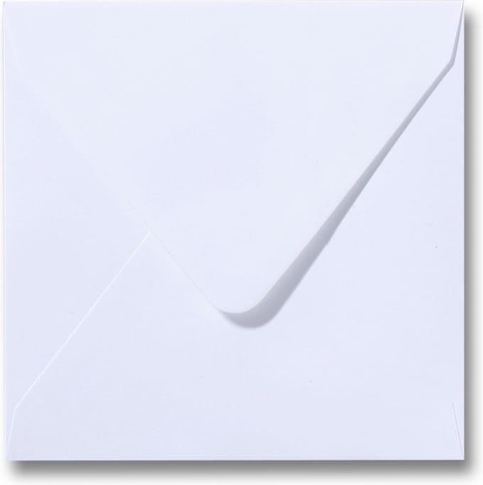 Envelop 16 x 16 Wit, 100 stuks