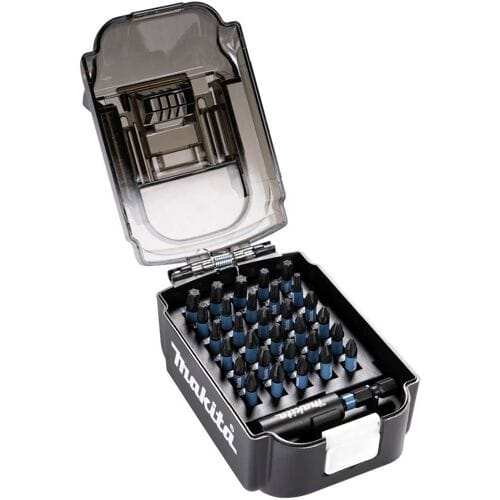 Makita Impact Black E-03084 Bitset Kruiskop Pozidriv, Kruiskop Phillips, Binnen-zesrond (TX) Incl. bithouder