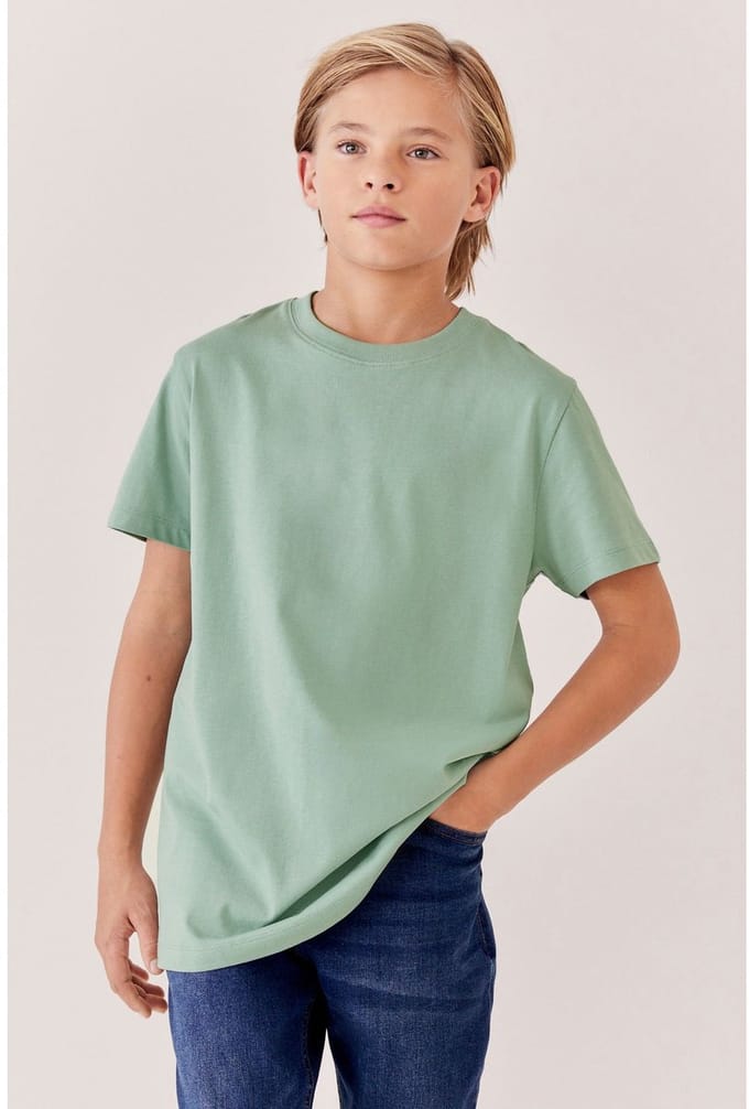 Next - Jongens - T-shirt met korte mouwen standaard pasvorm - Groen