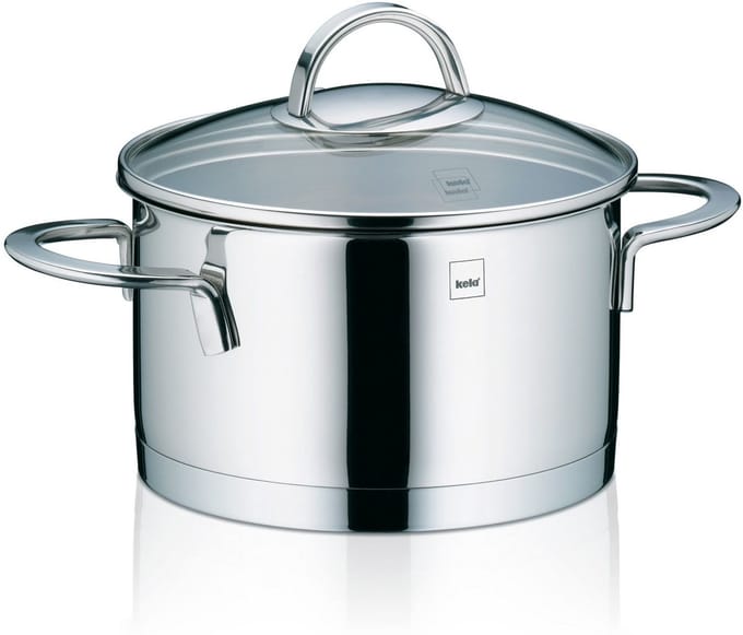 Kookpan hoog 16 cm - RVS - Kela | Cailin