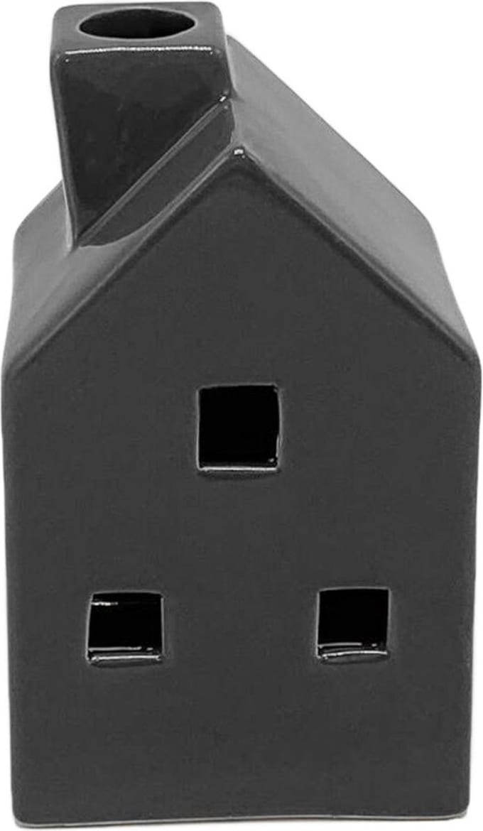 HomeBound by KY | Aardewerk huisje met LED groen | huisje met LED