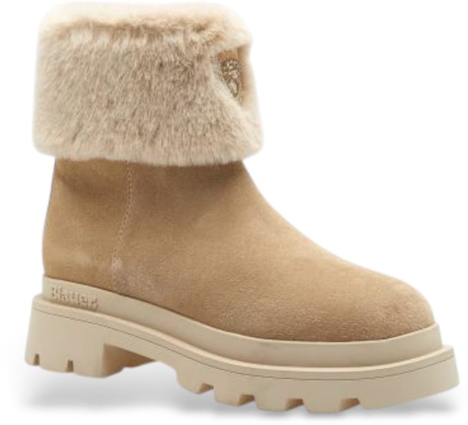 Blauer Kimmel beige enkellaarsjes