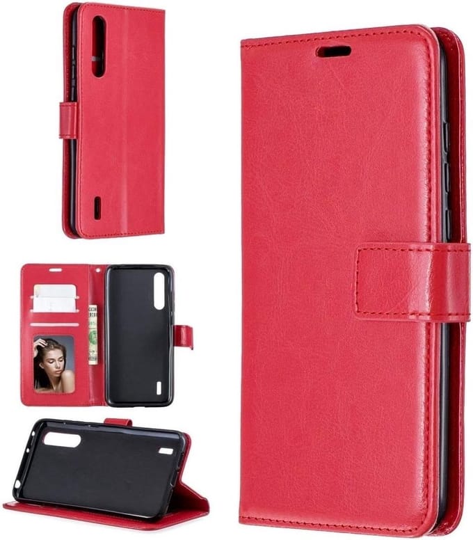 Portemonnee Book Case Hoesje Geschikt voor: Samsung Galaxy A70 & A70S - Rood