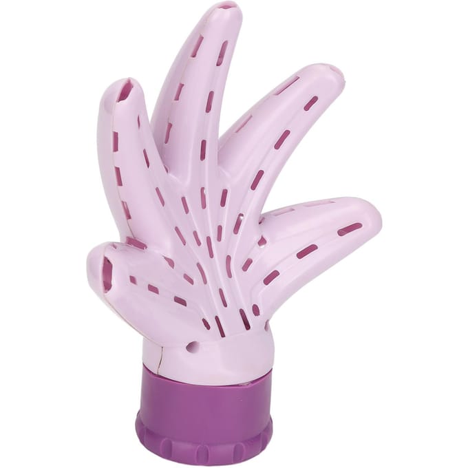 Haardroger Diffuser Professionele Palmvormige Föhndiffuser Opzetstuk voor Krullend Golvend Haar white