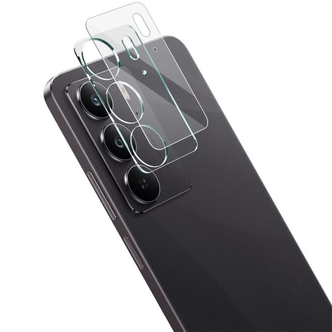 IMAK Camera Lens Protector - Geschikt voor Realme 14x 5G / C75 Camera Lens Protector - IMAK 9H Tempered Glass - Transparant