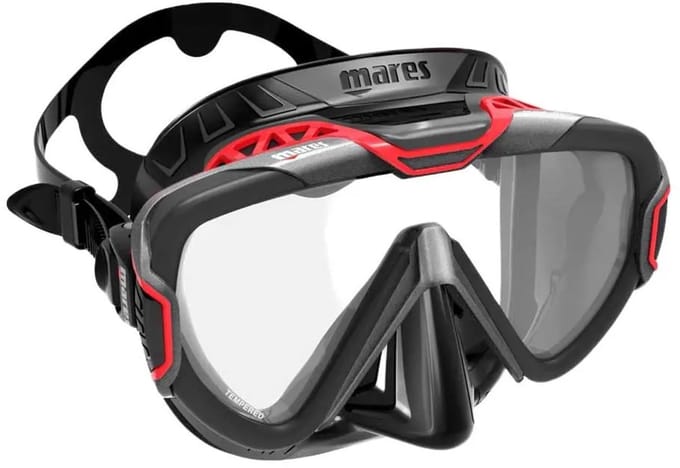 Mares Pure Wire Plastic Box Duikmasker Zwart