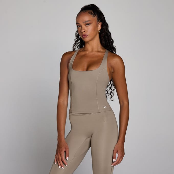 MP Women's Training Racer Back Vest - Light Taupe - L