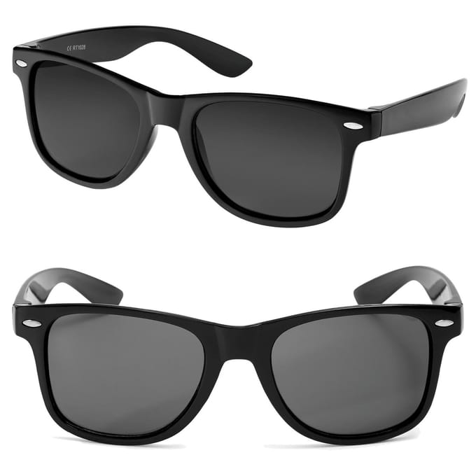 Fako Sunglasses® - Heren Zonnebril - Dames Zonnebril - Classic - UV400 - Zwart