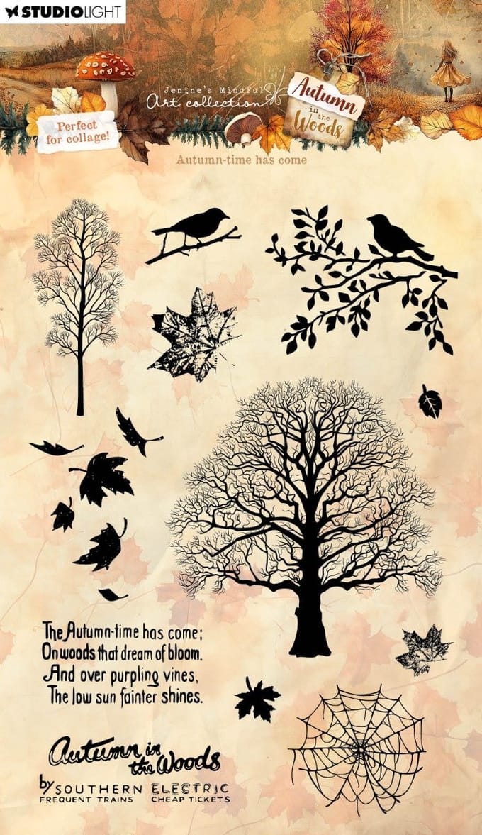 Clear stamp Autumn-time has come - JMA Autumn in the woods nr. 875