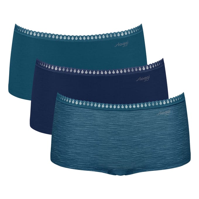 Sloggi GO Crush Short C3P Dames Onderbroek - TURQUOISE