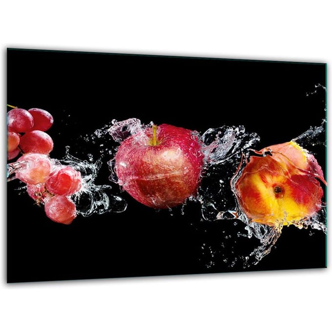 TMK ArtDeko - Gehard Glas Snijplank - 30x22 cm - Fruit