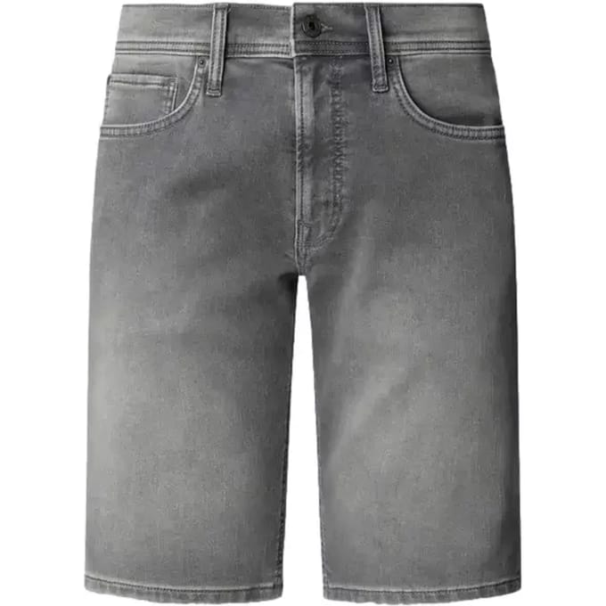 Pepe Jeans Grijze Slim-fit shorts van Gymdigo
