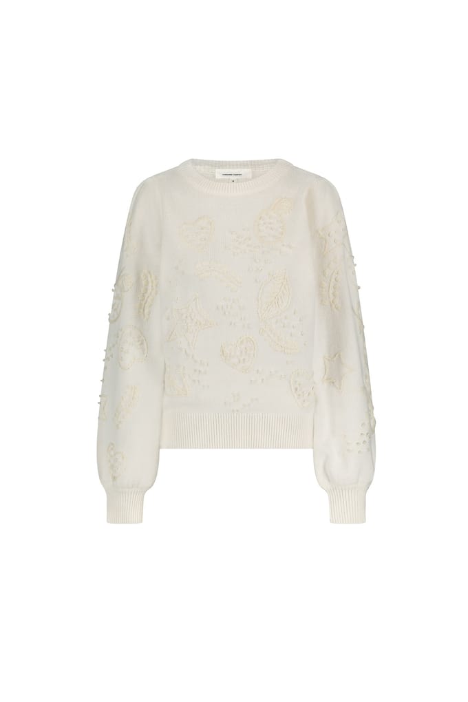 Fabienne Chapot Edo Pullover Cosy White Maat: M | Sweaters Outlet | Dames | Wit