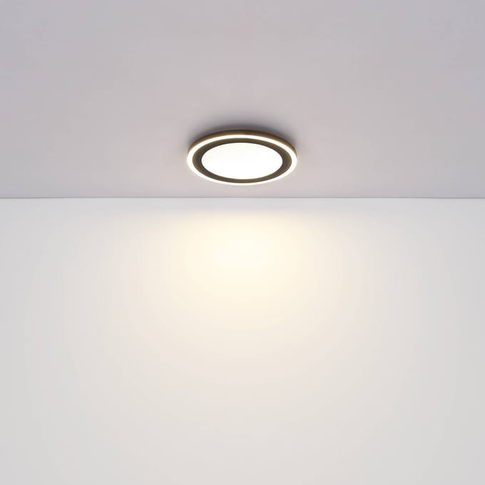 Globo LED plafondlamp Davies met kristaleffect Ø 34 cm