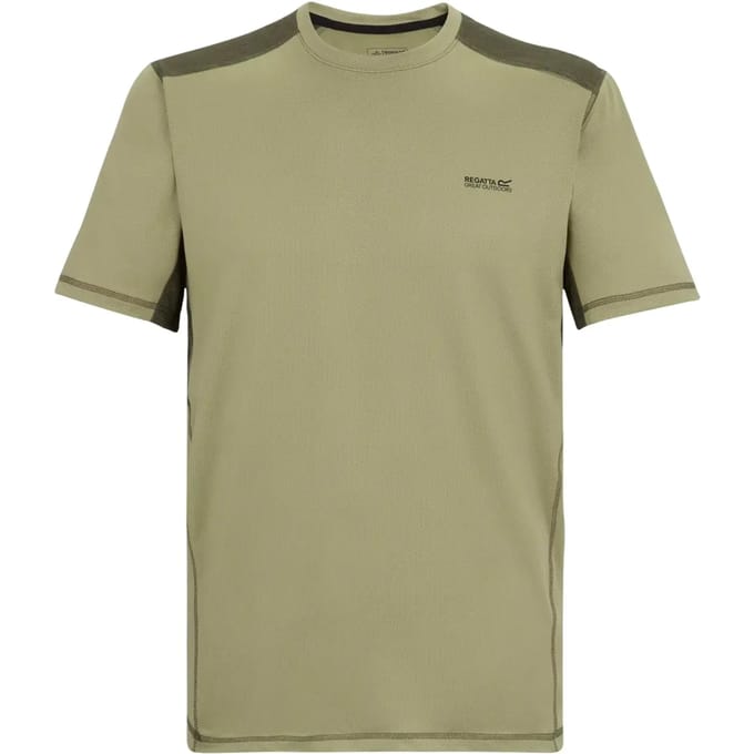 Virda heren T-shirt met korte mouwen en mesh-stof