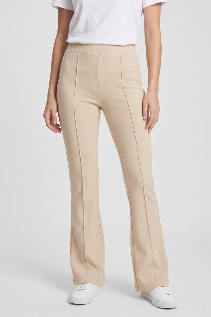 ARKET Olenna Trouser Beige Größe: M | Stoffhosen Outlet | Damen | Braun