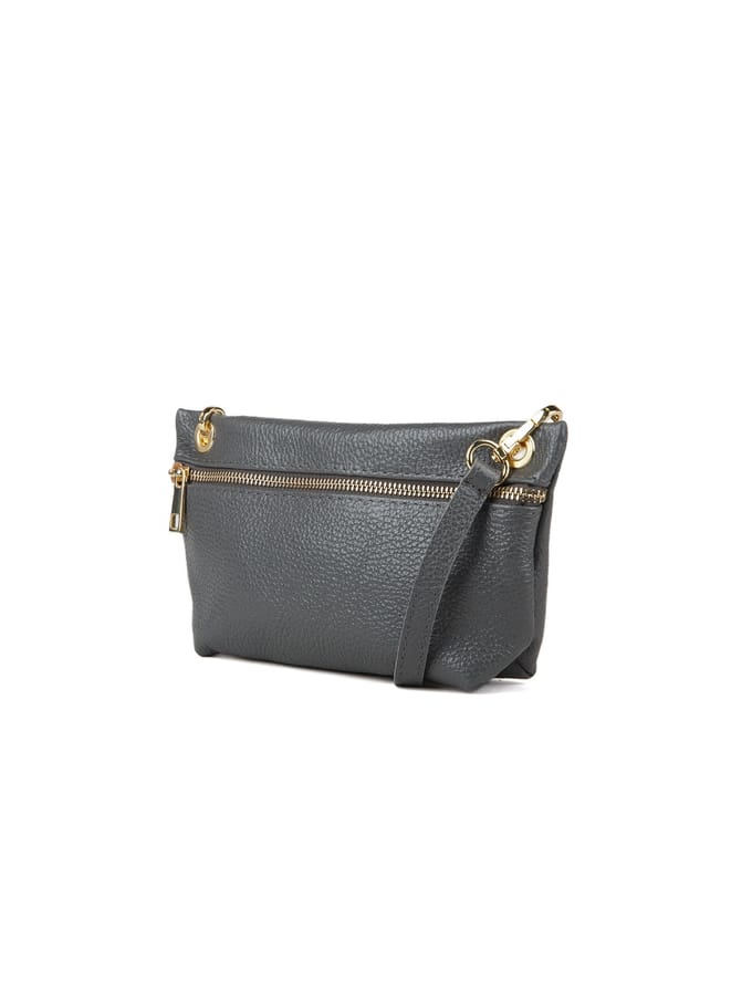 Giulia Monti Schoudertas Donkergrijs