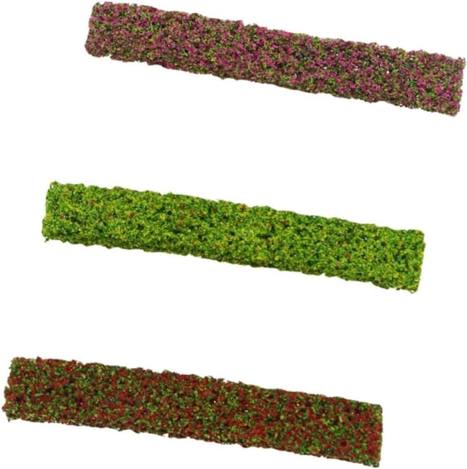 Mini Struik Strips - Nep Planten - Landschap Decoreren - Creatieve Bush Clusters - 10 x 15 x 1 cm