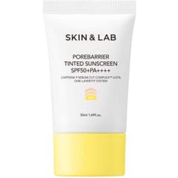 [SKIN&LAB] Porebarrier Getinte Zonnebrandcrème SPF 50+ PA++++ 50ml white