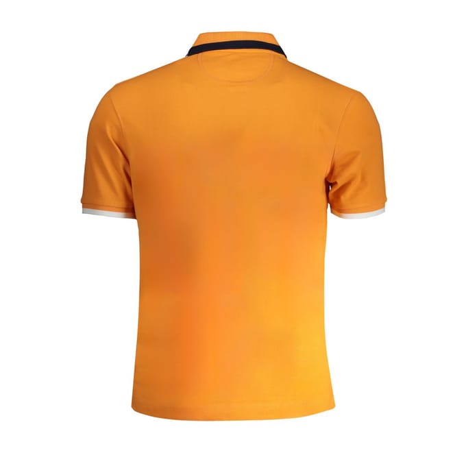 La Martina Arancione Katoenen Heren Polo