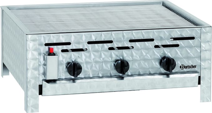Combi-Tafelbraadgrill - Gas - 3-Pits - Bartscher 1062303 - Horeca & Professioneel