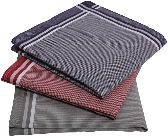 12 stuks - Heren zakdoeken Classic 2 - 40 - Blauw