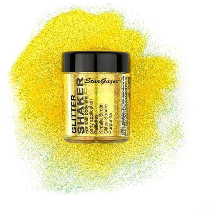 Stargazer Glitter shaker UV Geel 5 gram