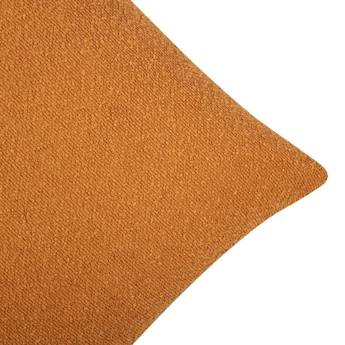 King Bouclé kussen honing geel 45x45cm