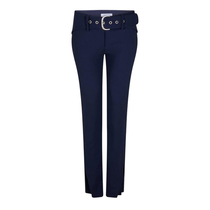 Off White Dames/Dames Reguliere Broek (Kobaltblauw)