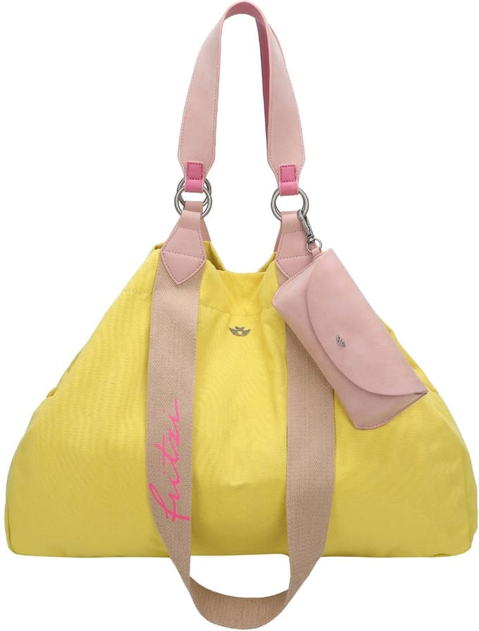 Fritzi aus Preußen Schoudertas Izzy Canvas Shopper Sun Geel