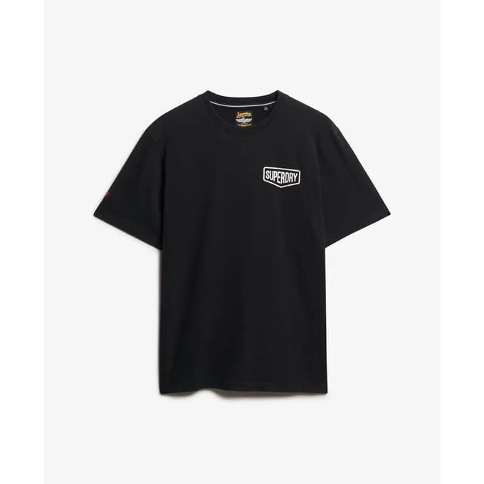 Superdry - Work Tab T-shirt met losse pasvorm - Heren - T-shirts