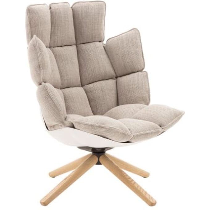 B&B Italia Husk Draaibare Fauteuil - Astro Rope