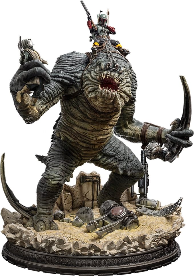Iron Studios - Star Wars - Boba Fett & Rancor Statue Demi Scale 1/20 - Figuur