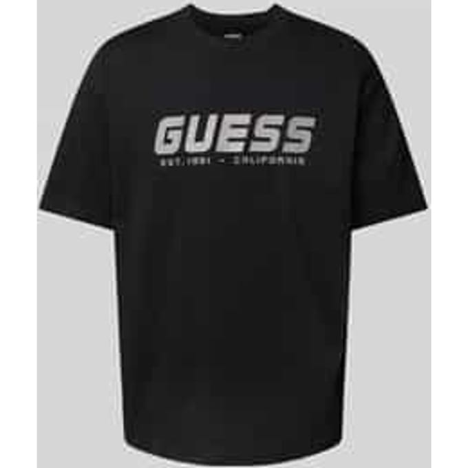 T-shirt met labelprint, model 'SURON'