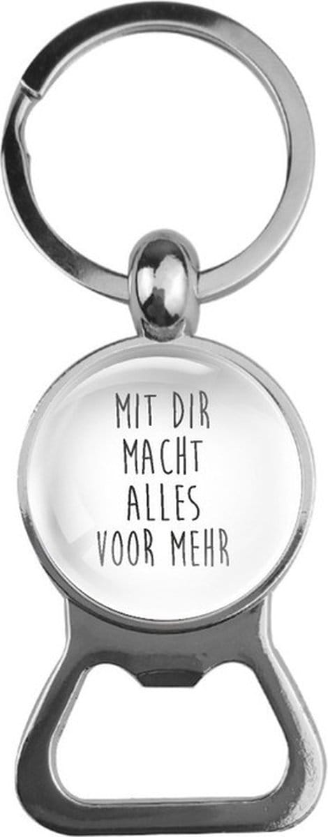 Bieropener Glas - Mit Dir Macht Alles Voor Mehr