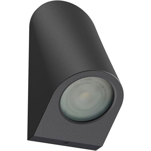KS Verlichting - wandlamp - Alan - buitenlamp - zwart - downlighter - GU10 - aluminium