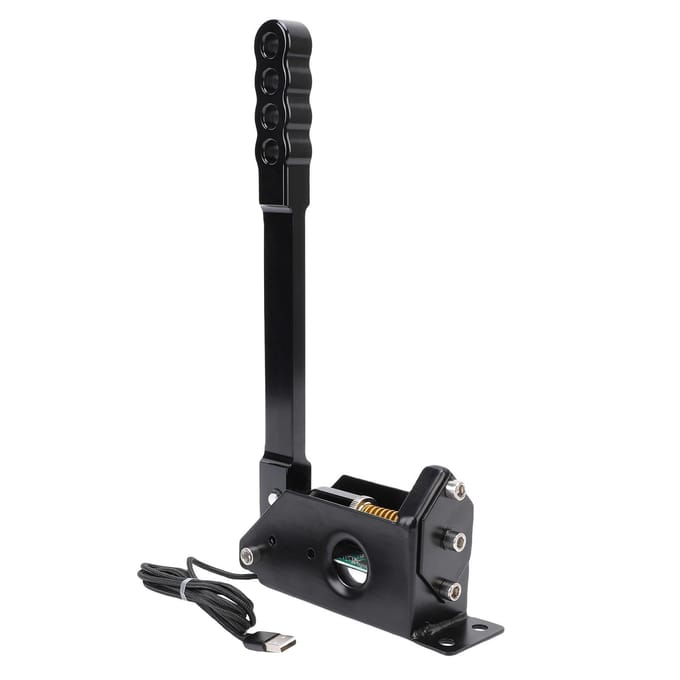 Frein à main USB PC 64 bits Capteur Hall Linéaire Sim Frein à main pour PC Windows Jeux de Sim Racing pour Logitech G27 G29 G920 G923 black
